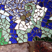 Mosaic in progress