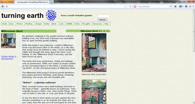 Screenshot from 2004 site